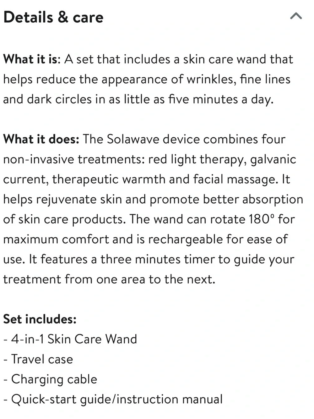 Solawave Radiant Renewal Skincare Wand - Pink & Teal ombré 4 in 1